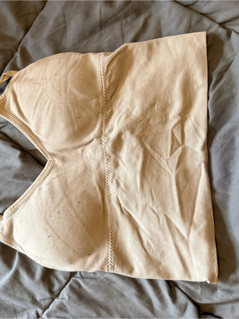 Woman’s  Beige Seamless Tank Top